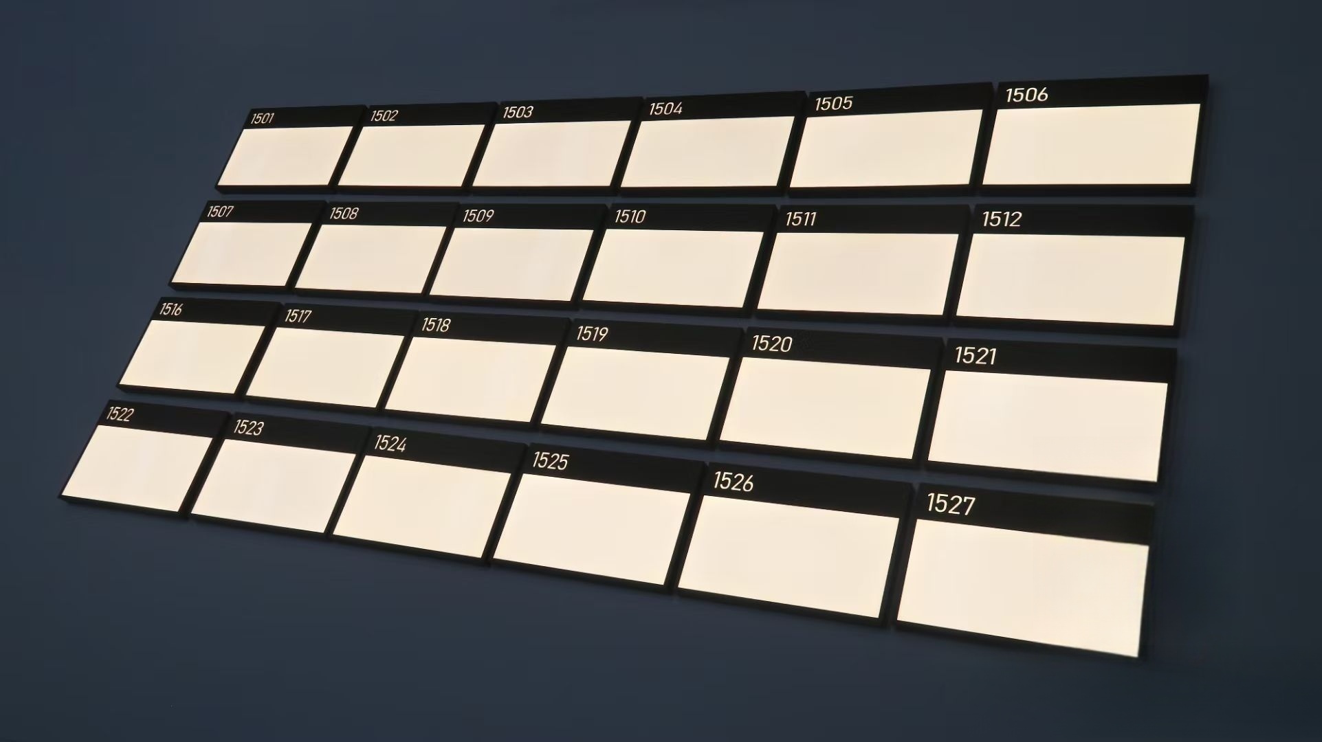 LED  Acrylic Door Name Plates
